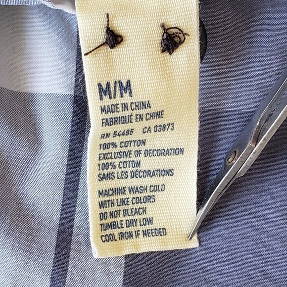 American Eagle Outfitters Mens Shirt Button Up  Long Sleeve Size M Multicolor - Picture 11 of 12